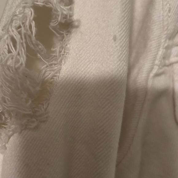 Hollister Women's Cream Denim Jacket - Picture 5 of 9